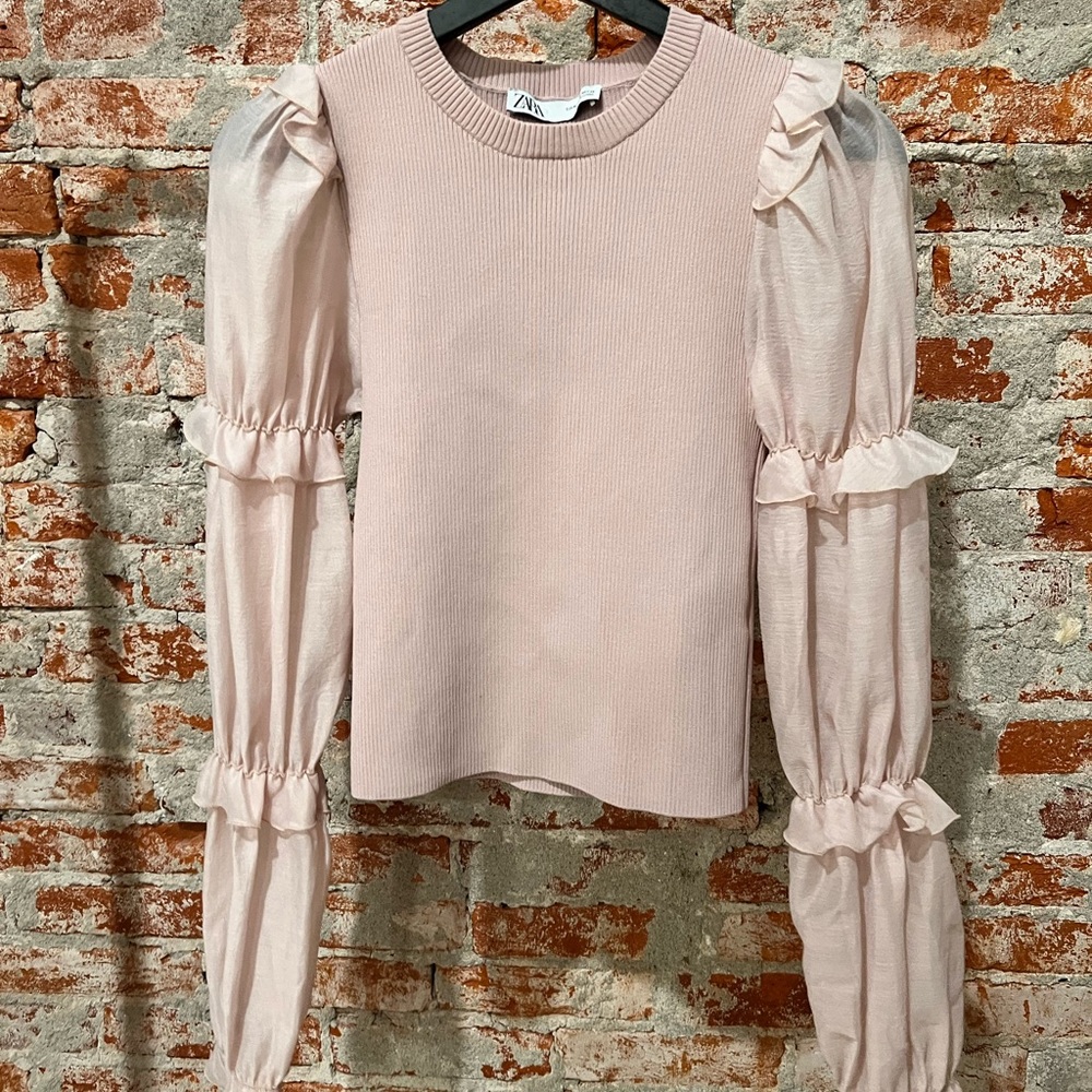 ZARA Pink long sleeve - Picture 3 of 5